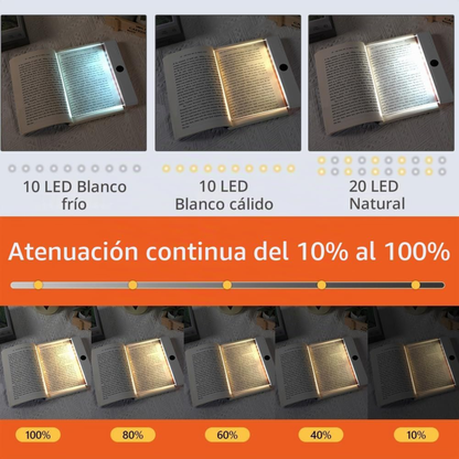 Luz LED para Libros con Diferentes Tonos