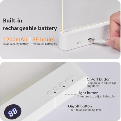 Luz LED para Libros con Diferentes Tonos