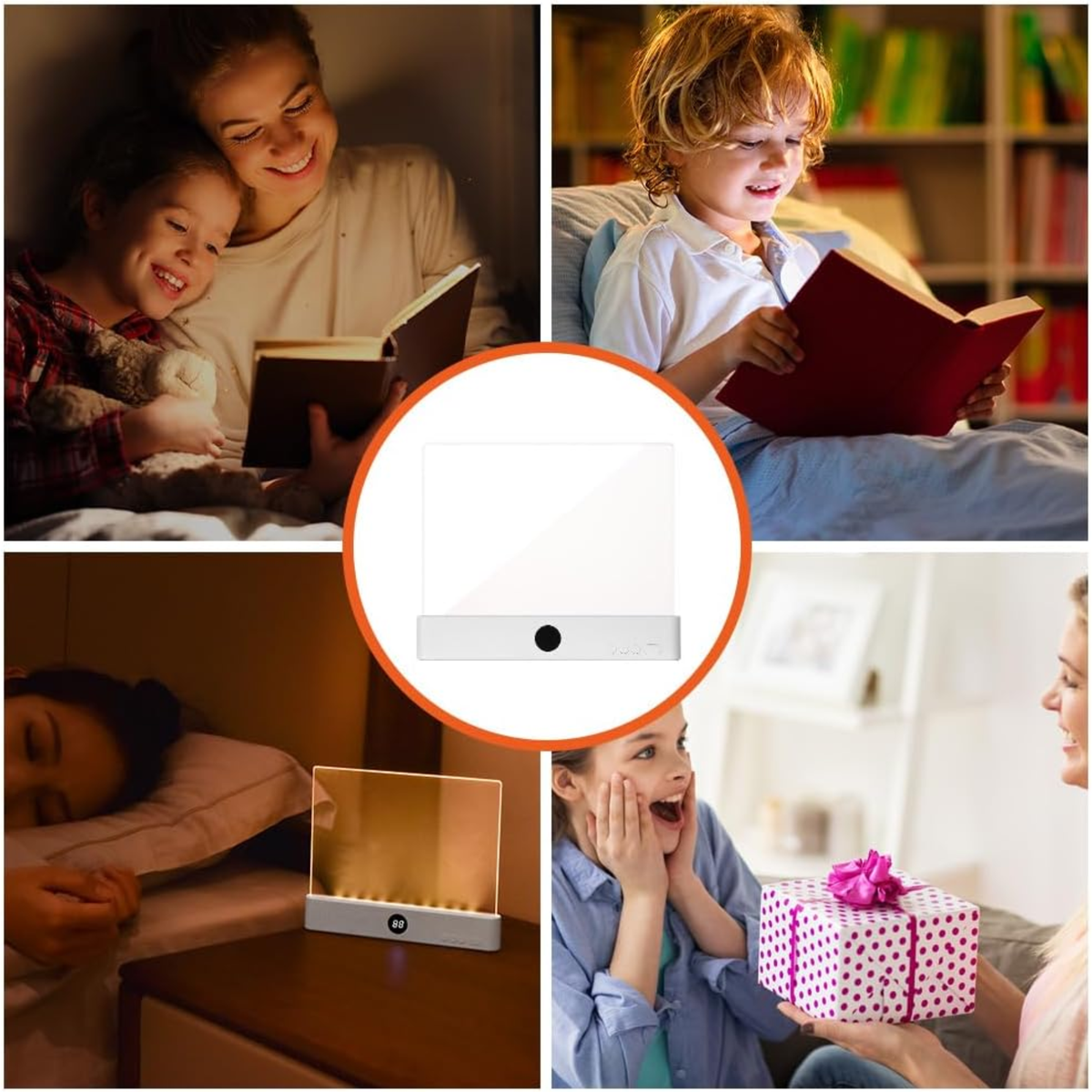 Luz LED para Libros con Diferentes Tonos